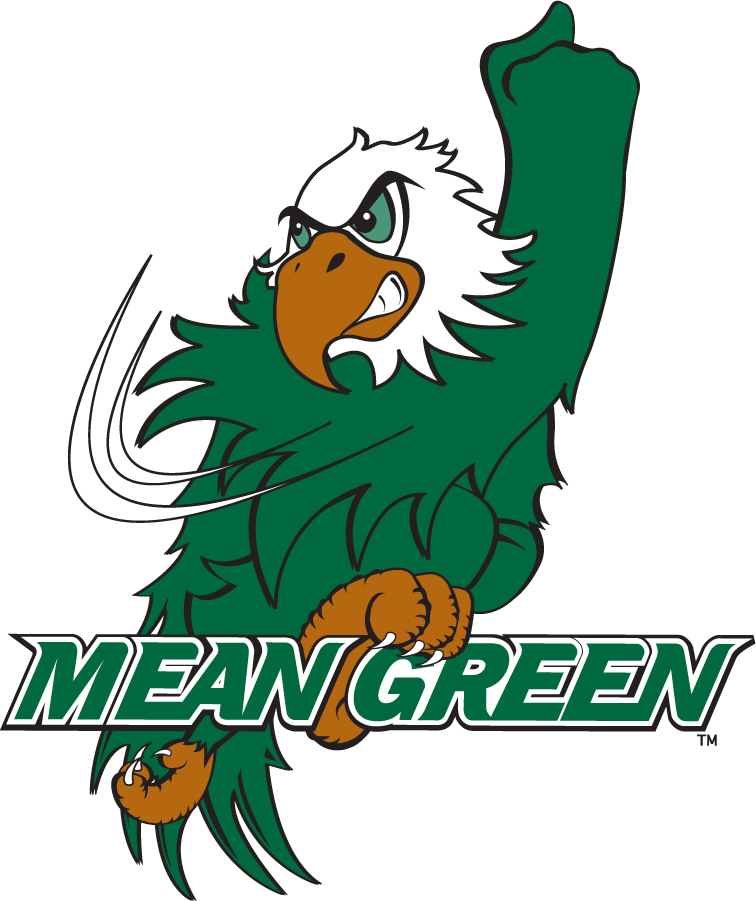 North Texas Mean Green 2003-2005 Mascot Logo v2 iron on transfers for clothing